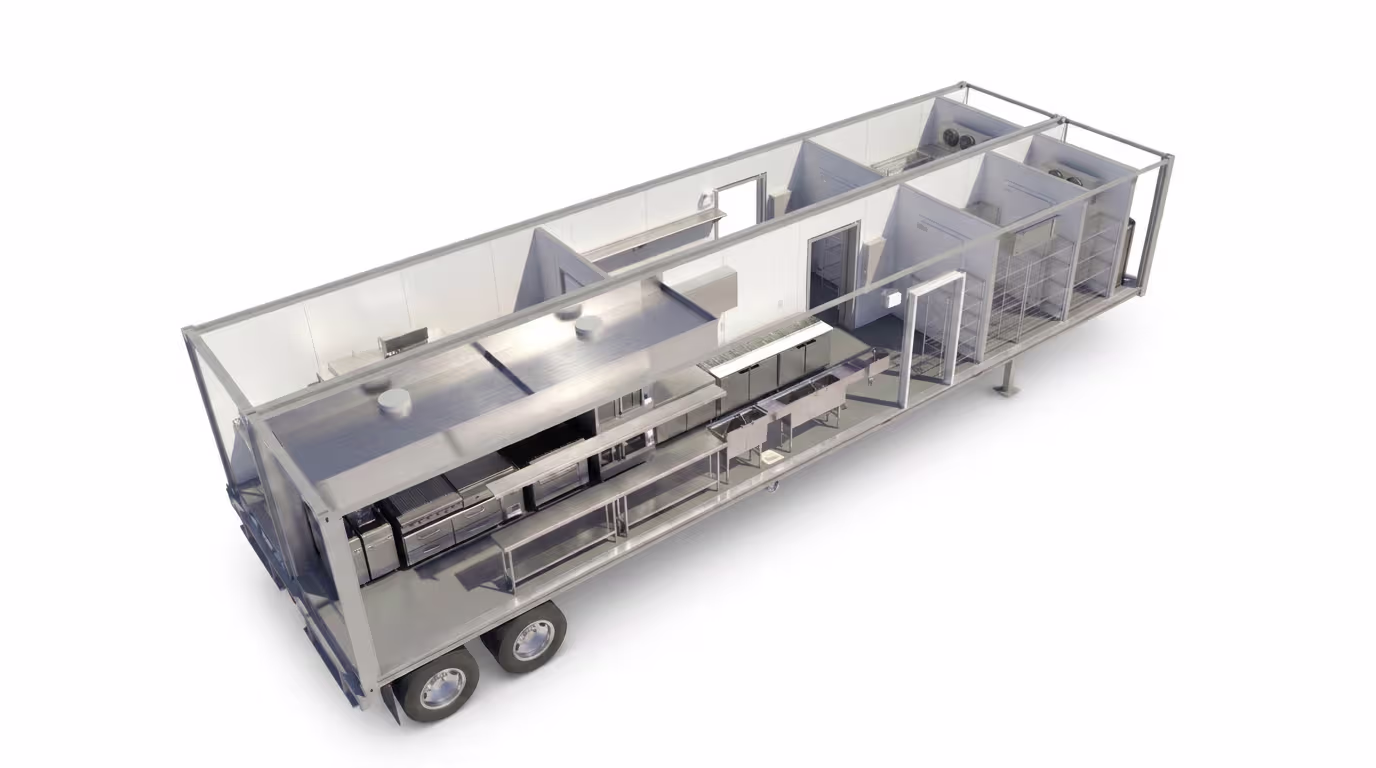 2x53' mobile kitchen
