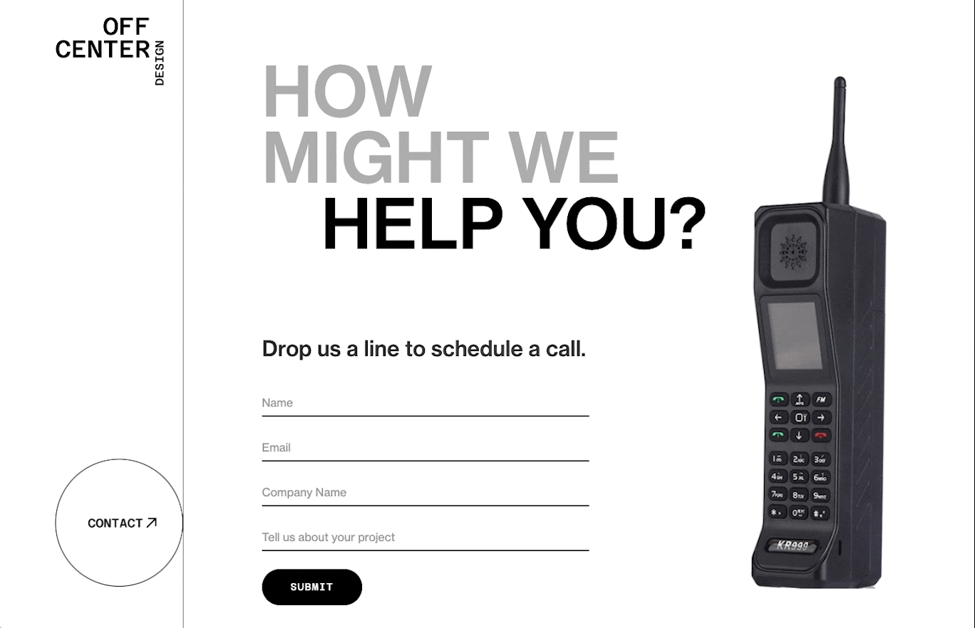 Website design