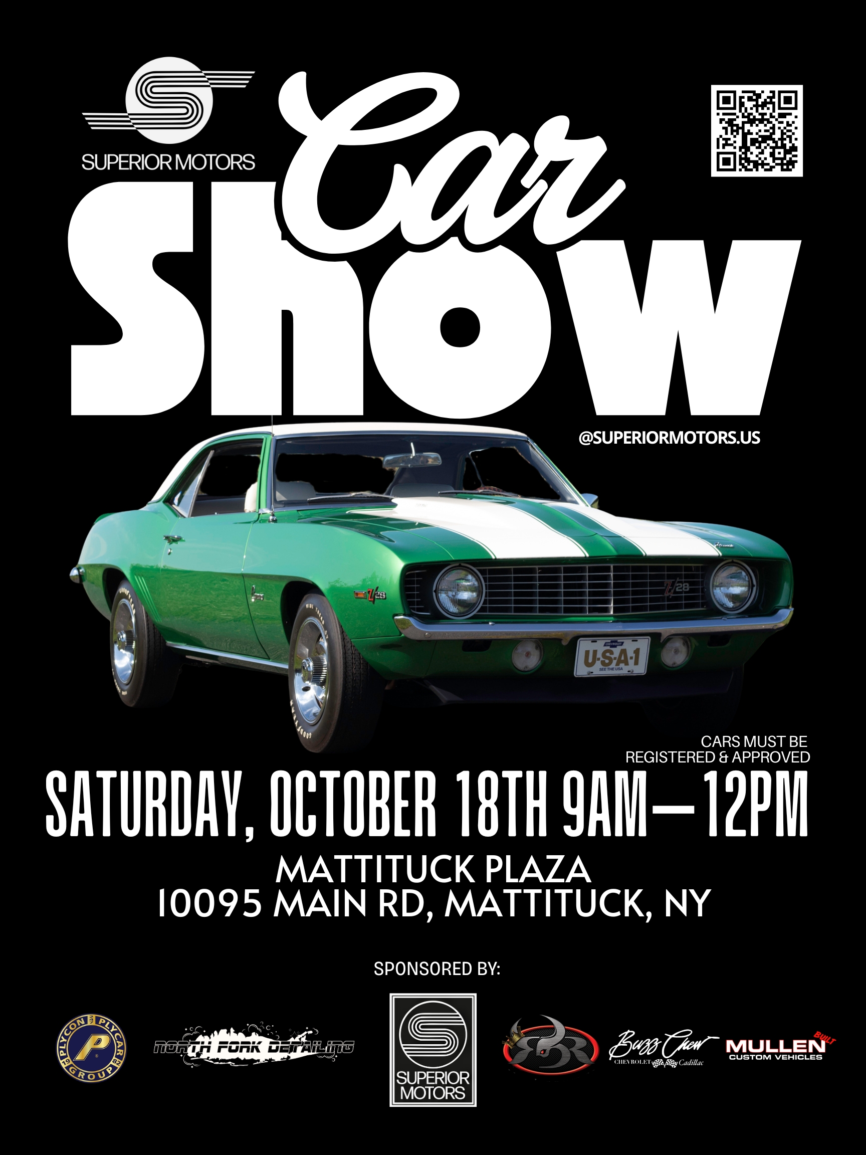 Superior Motors car show invitation
