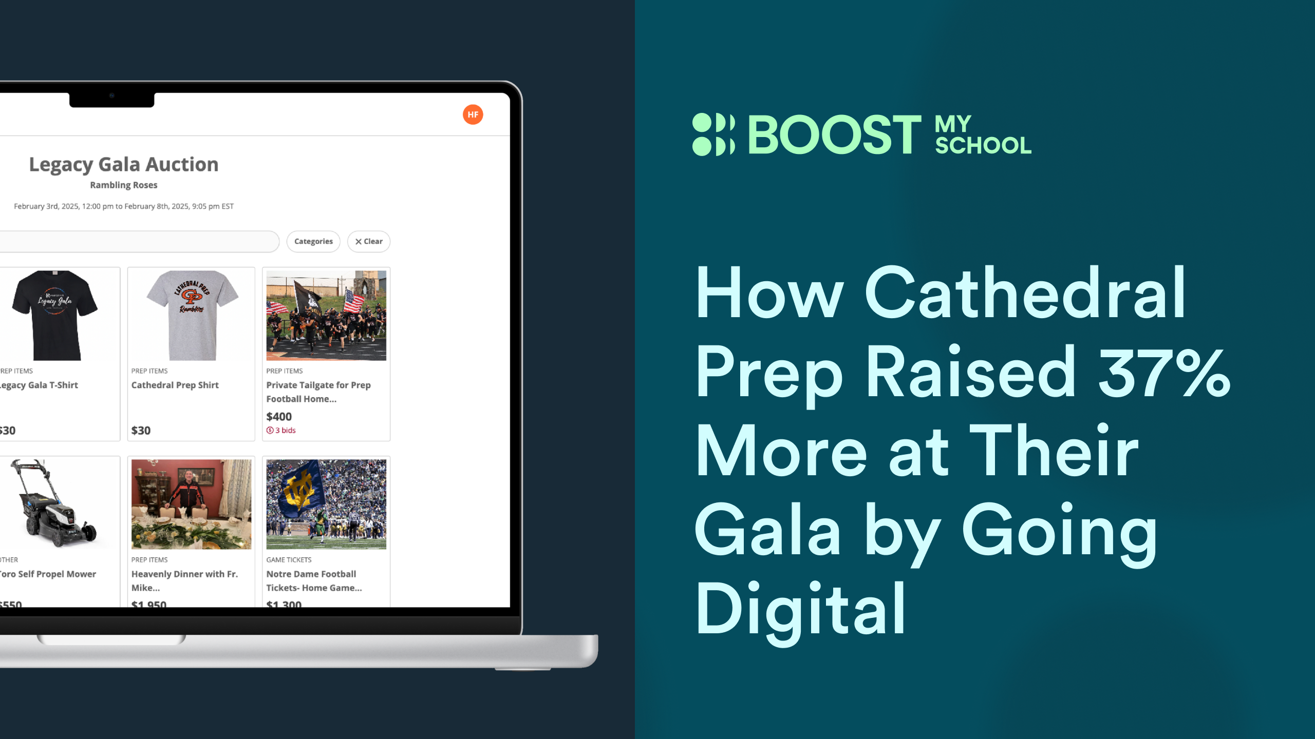 How Cathedral Prep Raised 37% More at Their Gala by Going Digital