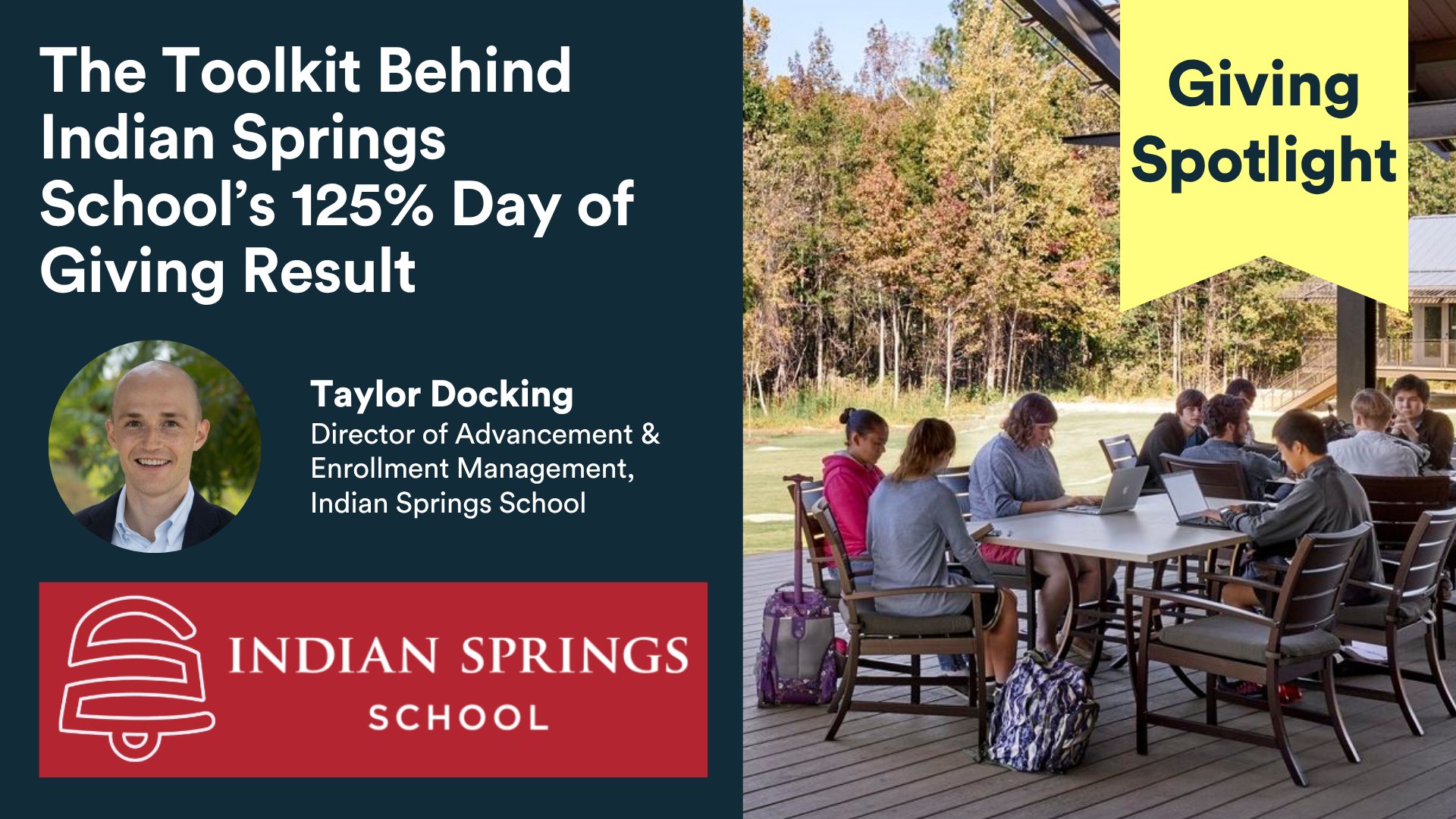 The Toolkit Behind Indian Springs School's 125% Day of Giving Result