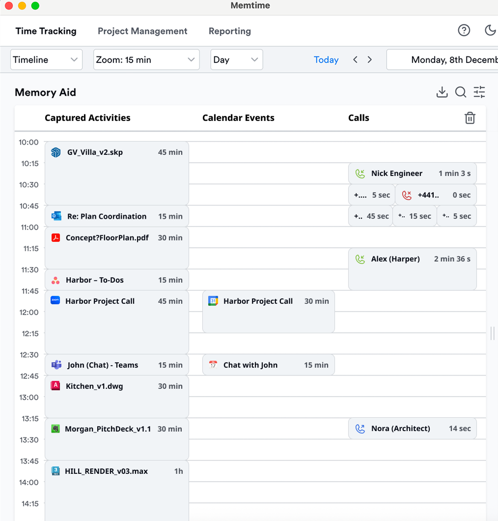 Video on how to connect MOCO and Memtime