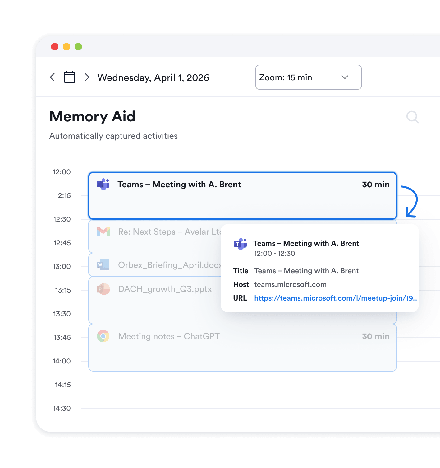 Native program tracking