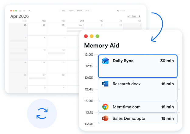 Memtime’s Memory Aid