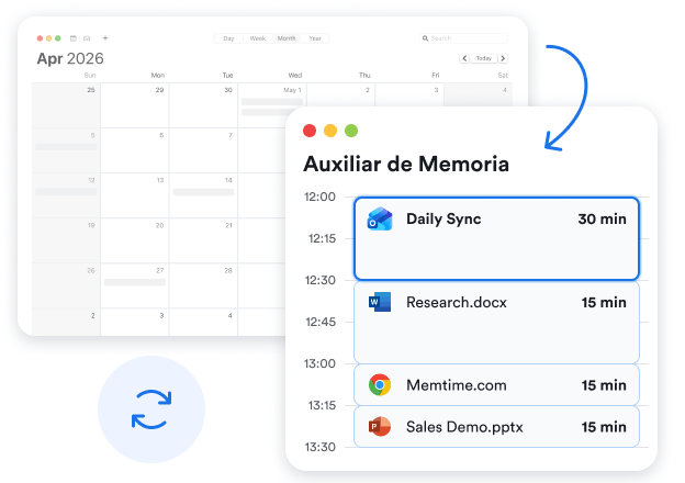 Auxiliar de Memoria de Memtime