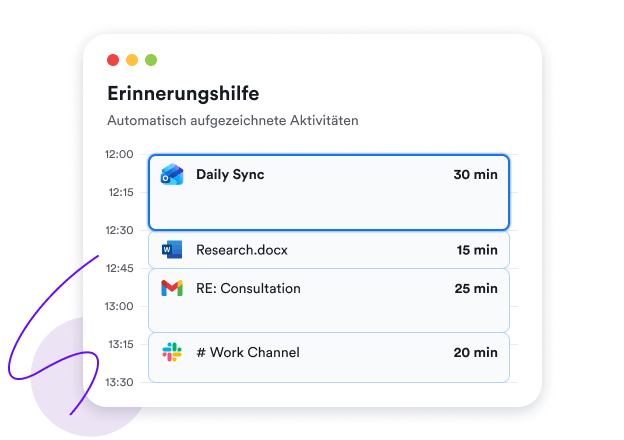 Microsoft Email + Kalender Arbeitsstunden