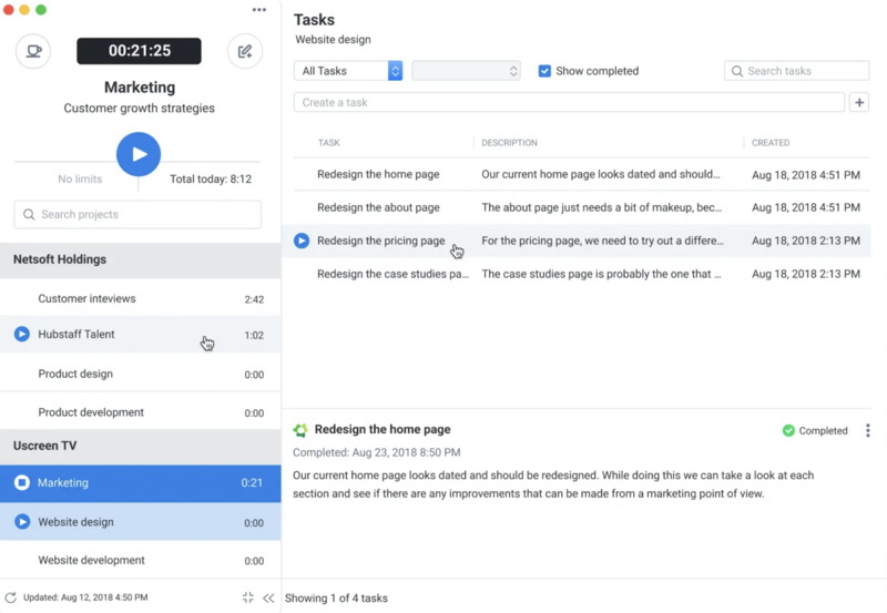 hubstaff time tracking for wrike