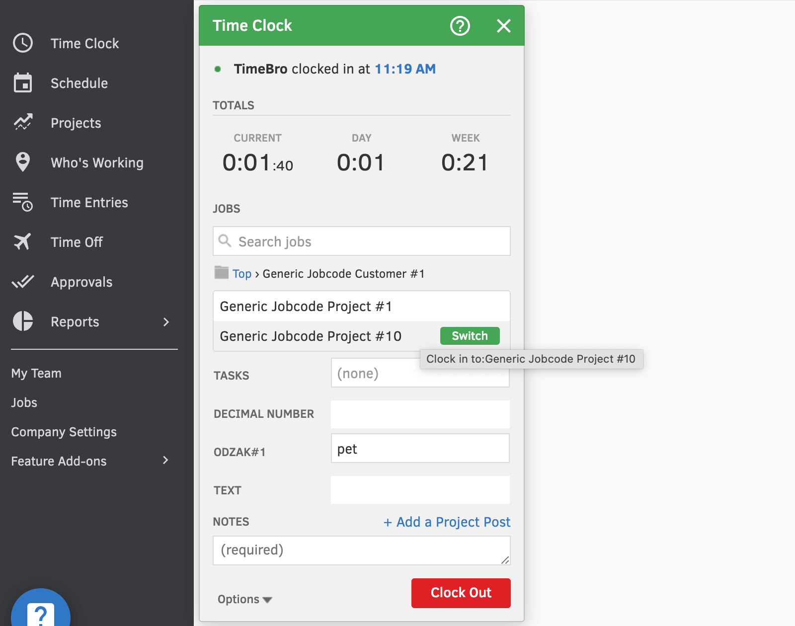 manual time tracking quickbooks time