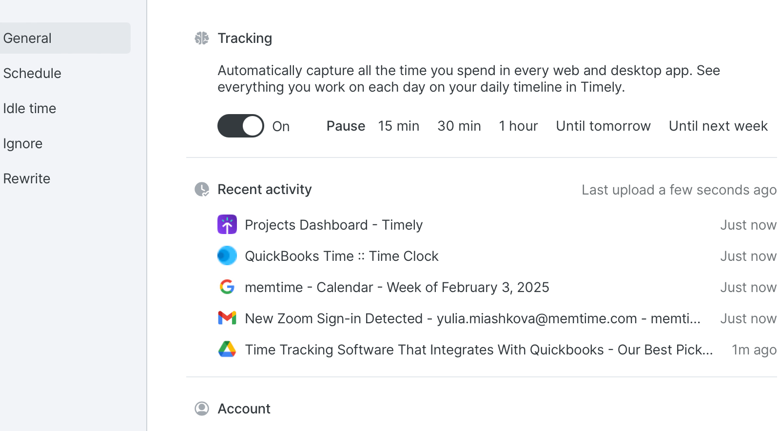 timely memory app