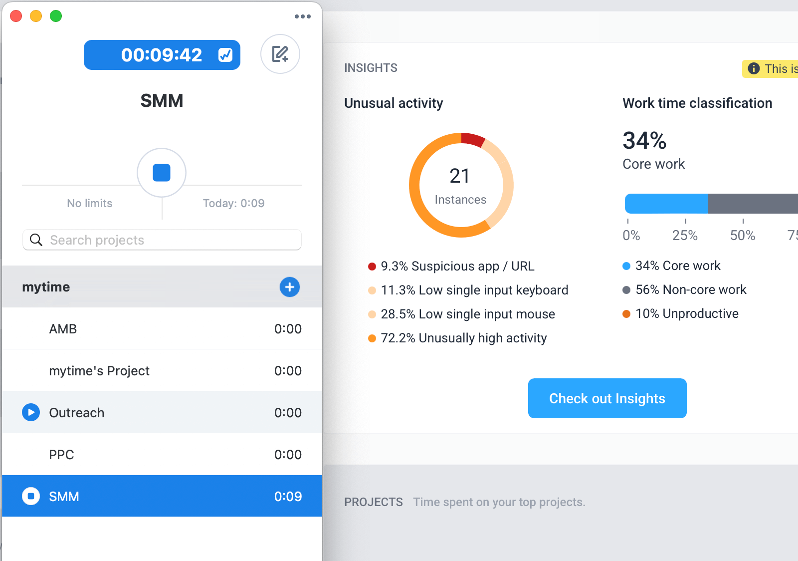 hubstaff desktop timer