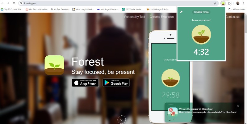 The Forest app