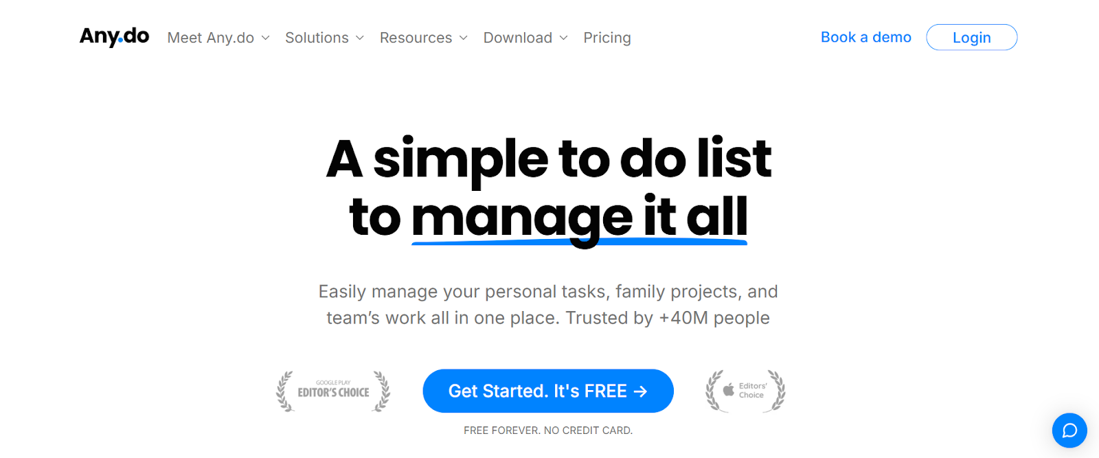 Any.do, as an executive productivity tool