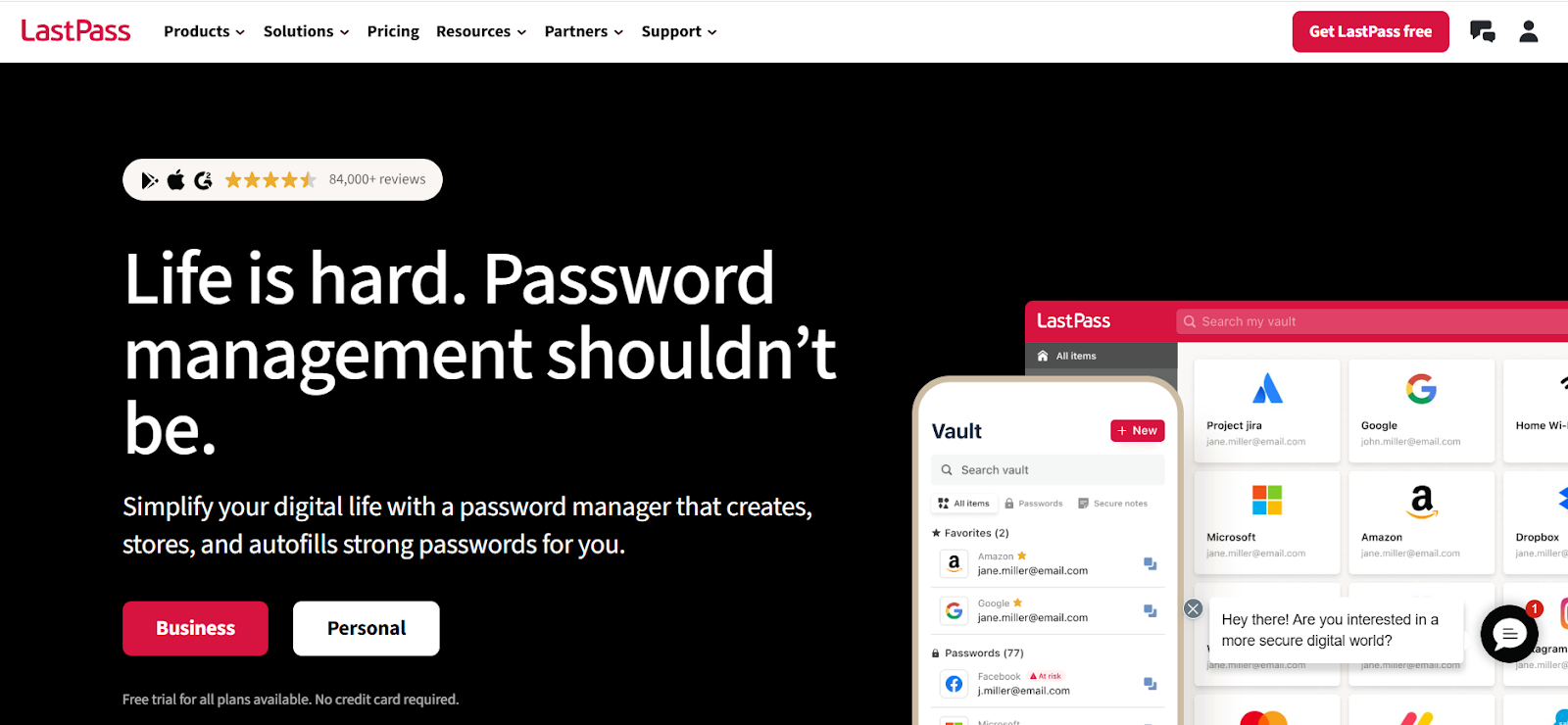 LastPass - security and access management tool