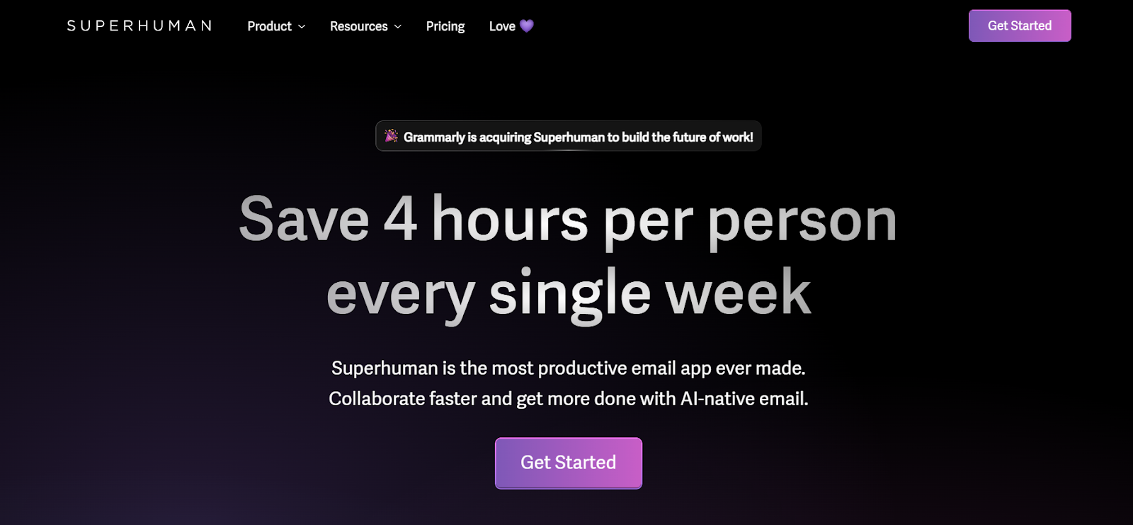 Superhuman - an AI-powered email client
