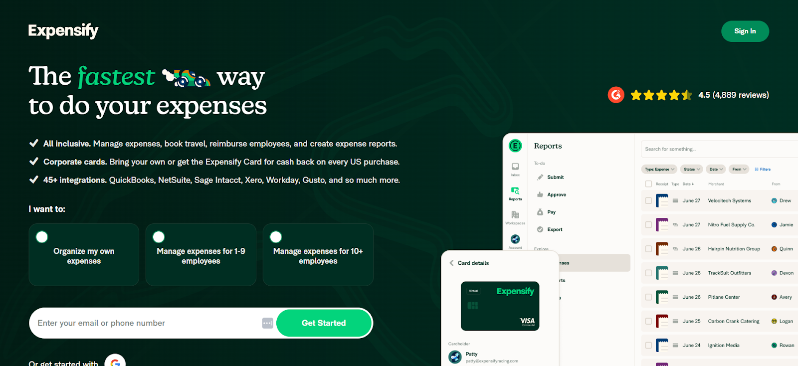Expensify - a spend management app