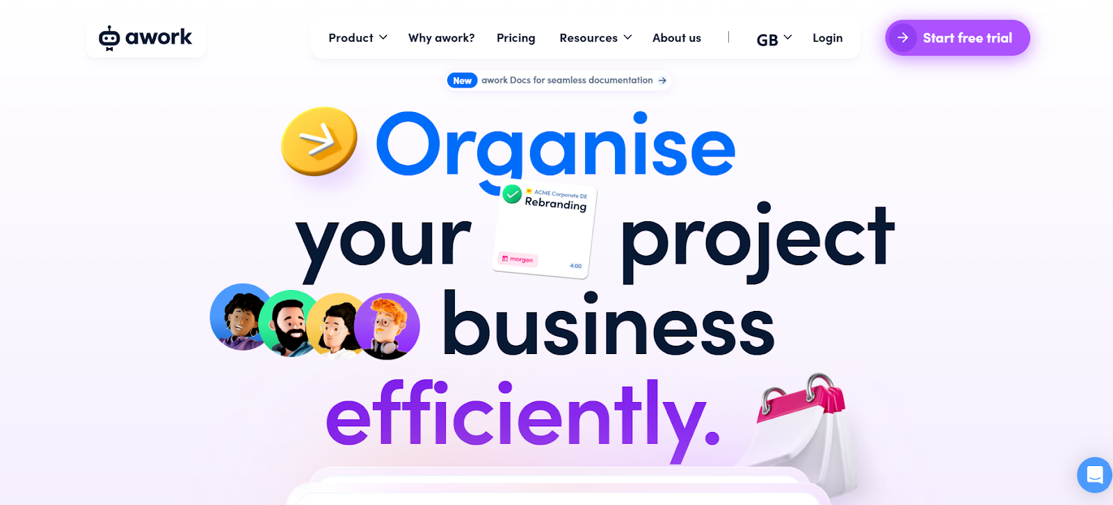 awork - time tracking app