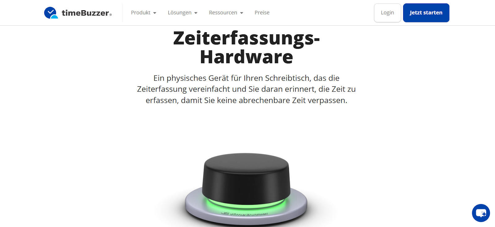 timeBuzzer-Hardware zur Zeiterfassung