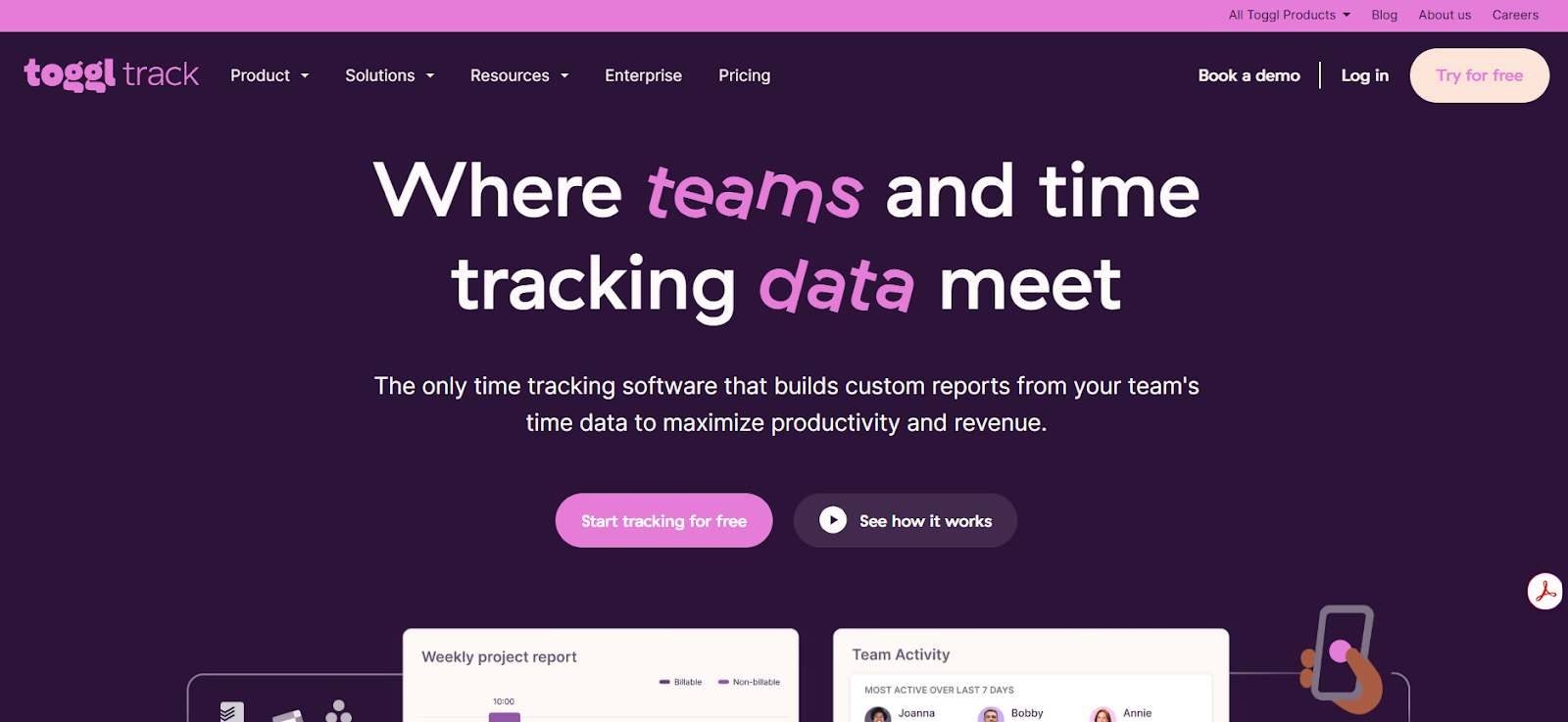 Toggl Track - time tracking app