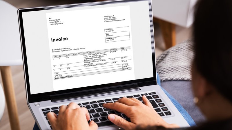 Client billing via Invoice