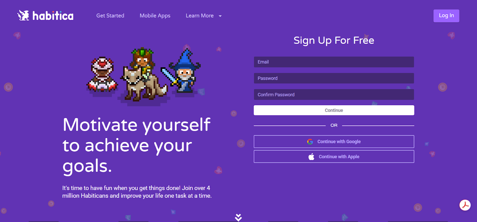 Habitica - a free habit-building app