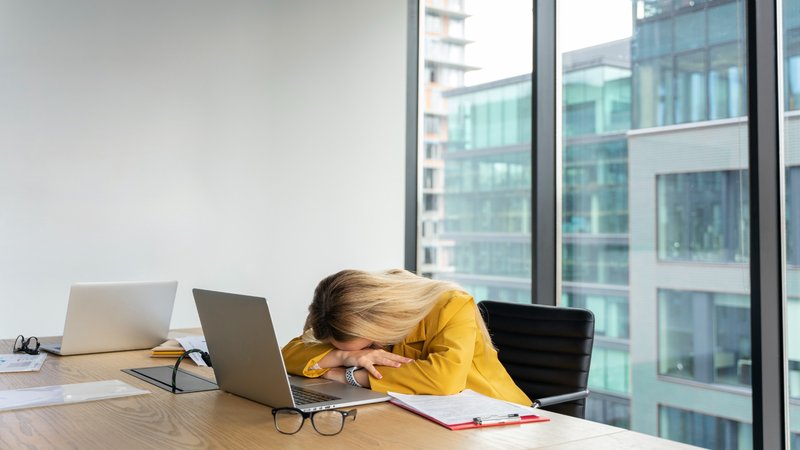 A woman feeling fatigued due to all the invisible work