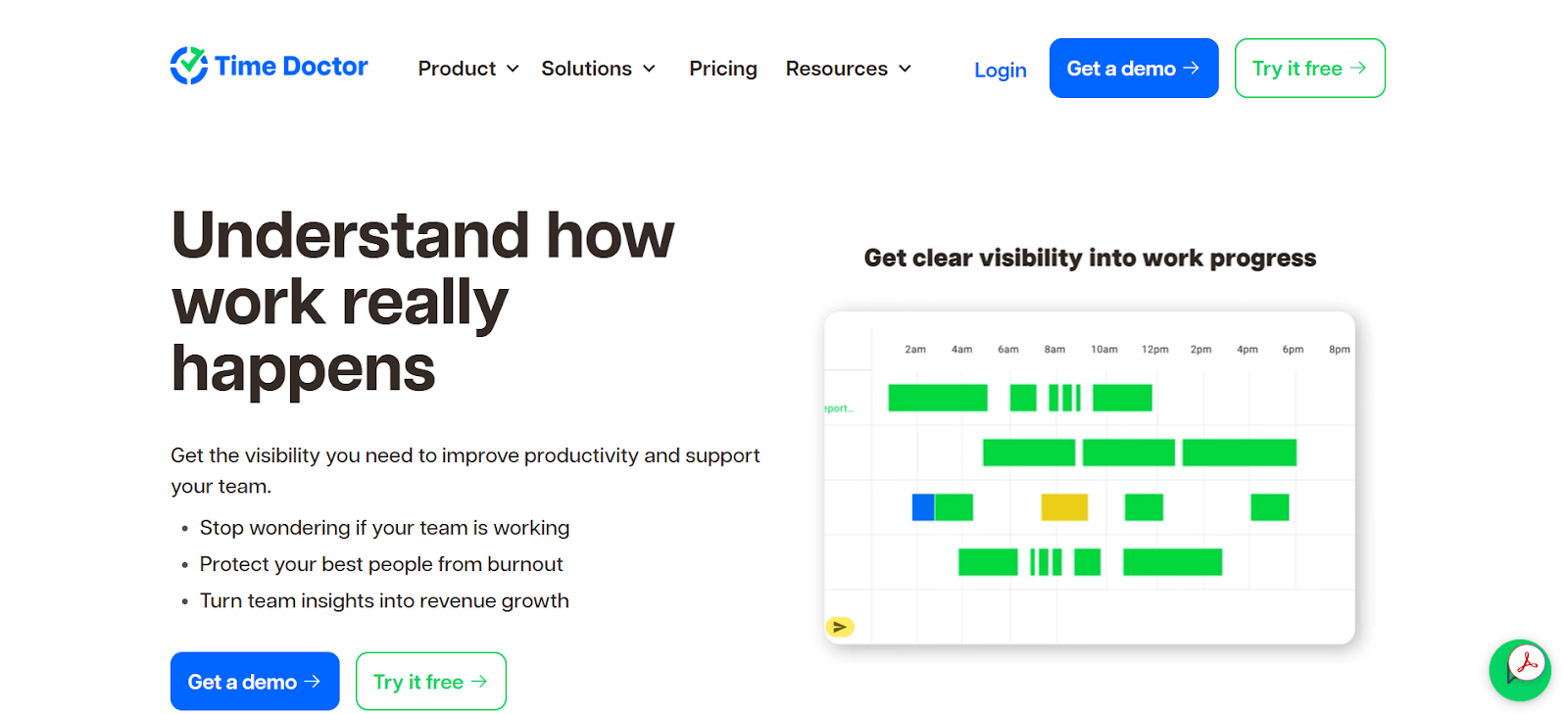 Time Doctor interface