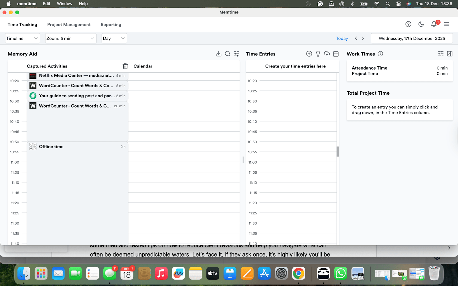 Memtime- Automatic timeline
