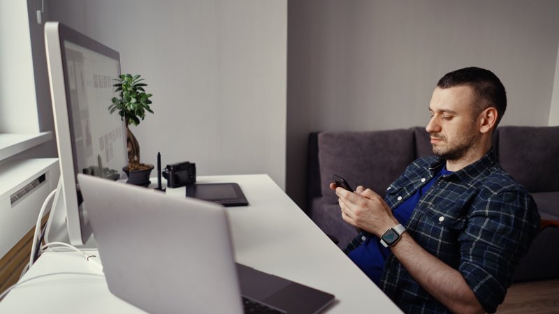 Employee having trouble distinguishing work time from break time