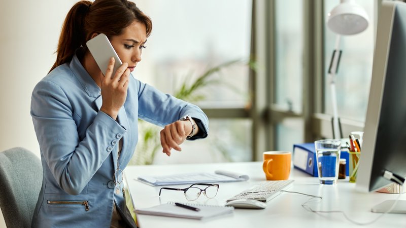 Tracking time at work