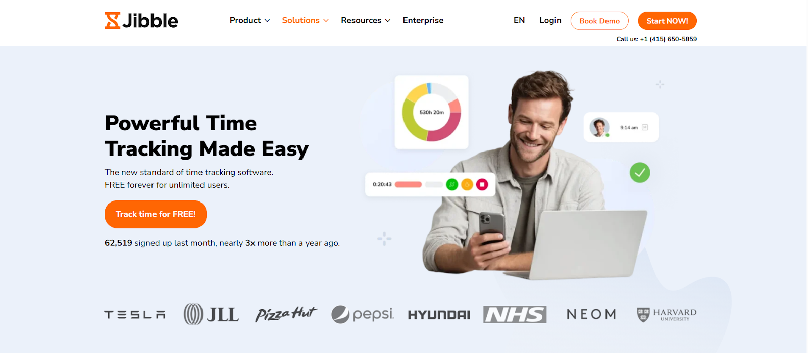 Jibble - time tracking app