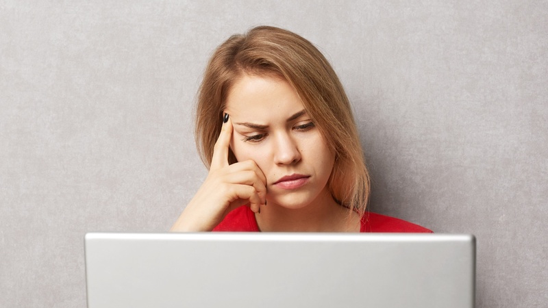 A female worker discovering more redundant tasks