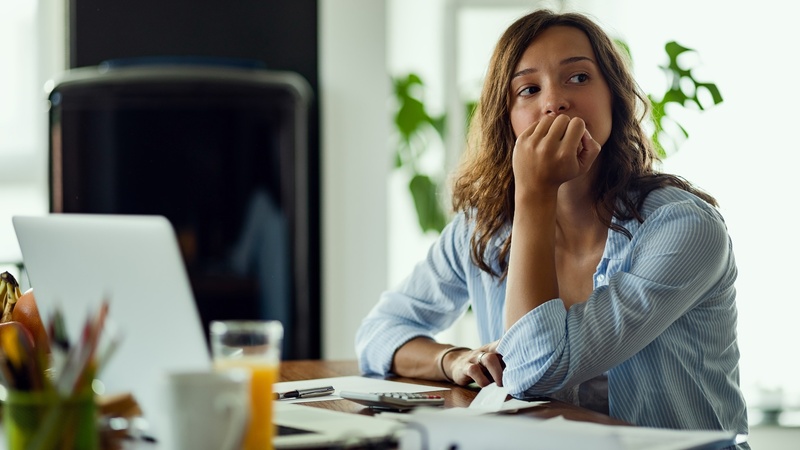 An employee forgetting their time on task