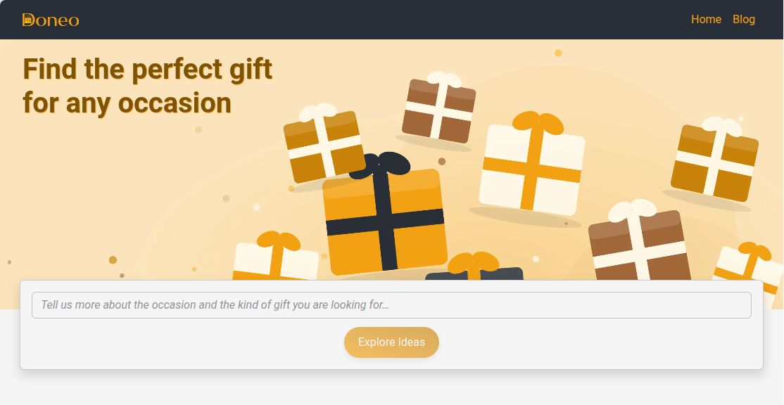 Doneo - AI gift suggestion tool