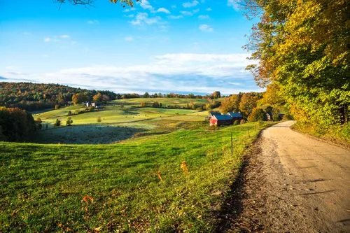 Scenic photo of rural Vermont