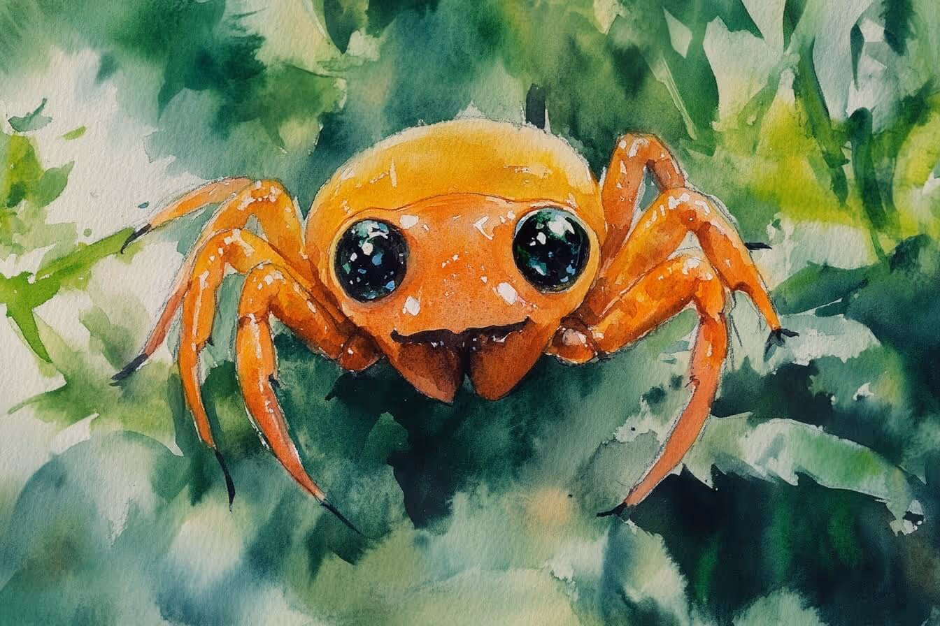 Ilustrace klíštěte - jako symbolu poselství zvířat