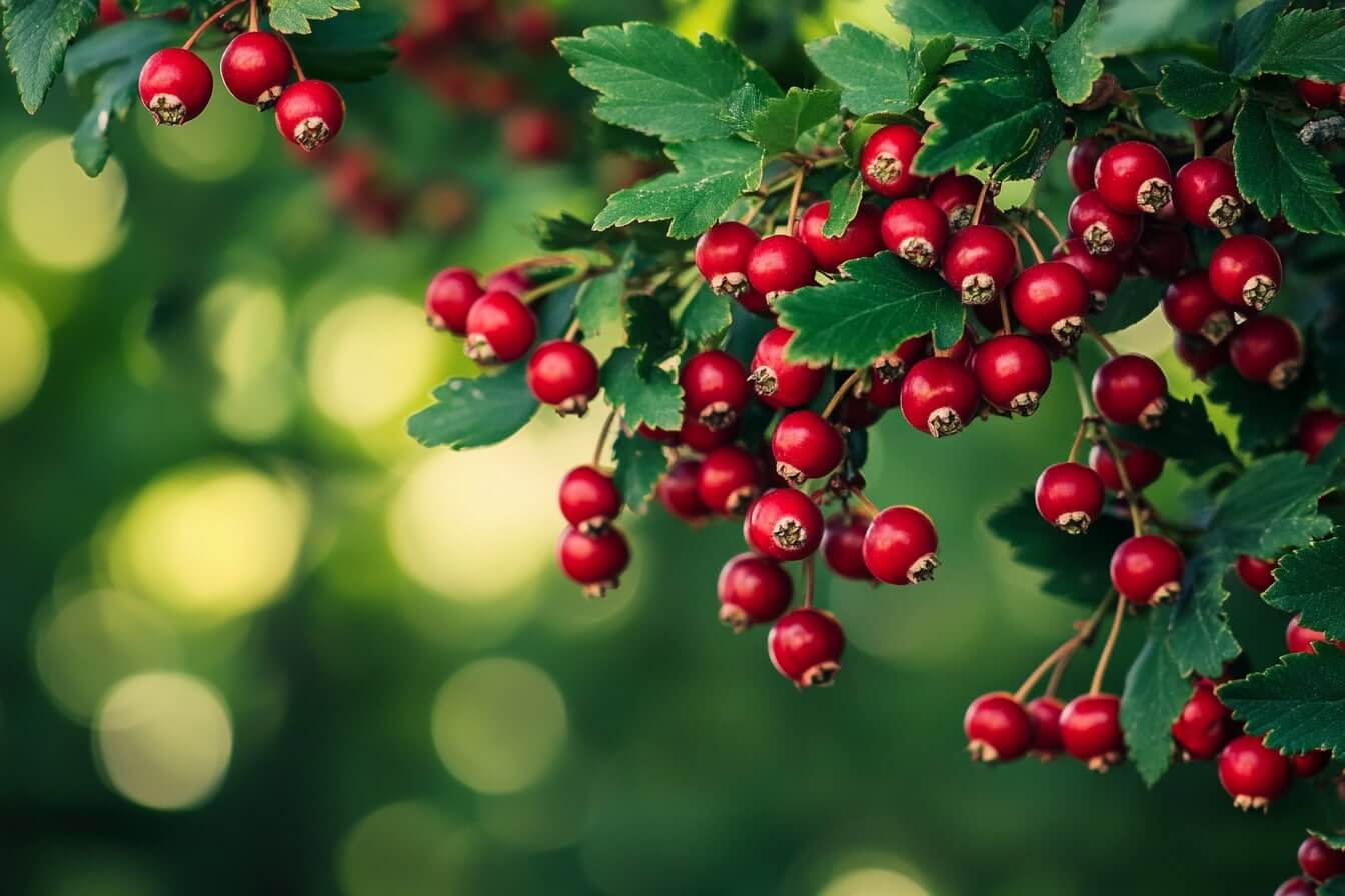 Hloh obecný s červenými plody – léčivý keř plný antioxidantů, podporující zdraví srdce, krevního oběhu a imunitního systému