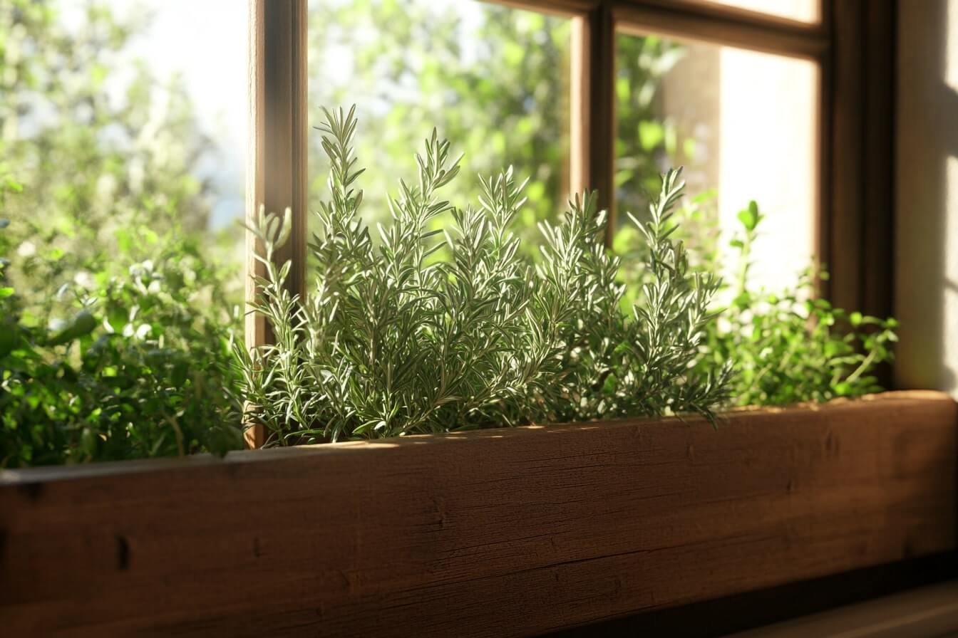 Rozmarýn (Rosmarinus officinalis) – aromatická bylina s léčivými vlastnostmi, využívaná v kuchyni, kosmetice a tradiční medicíně.