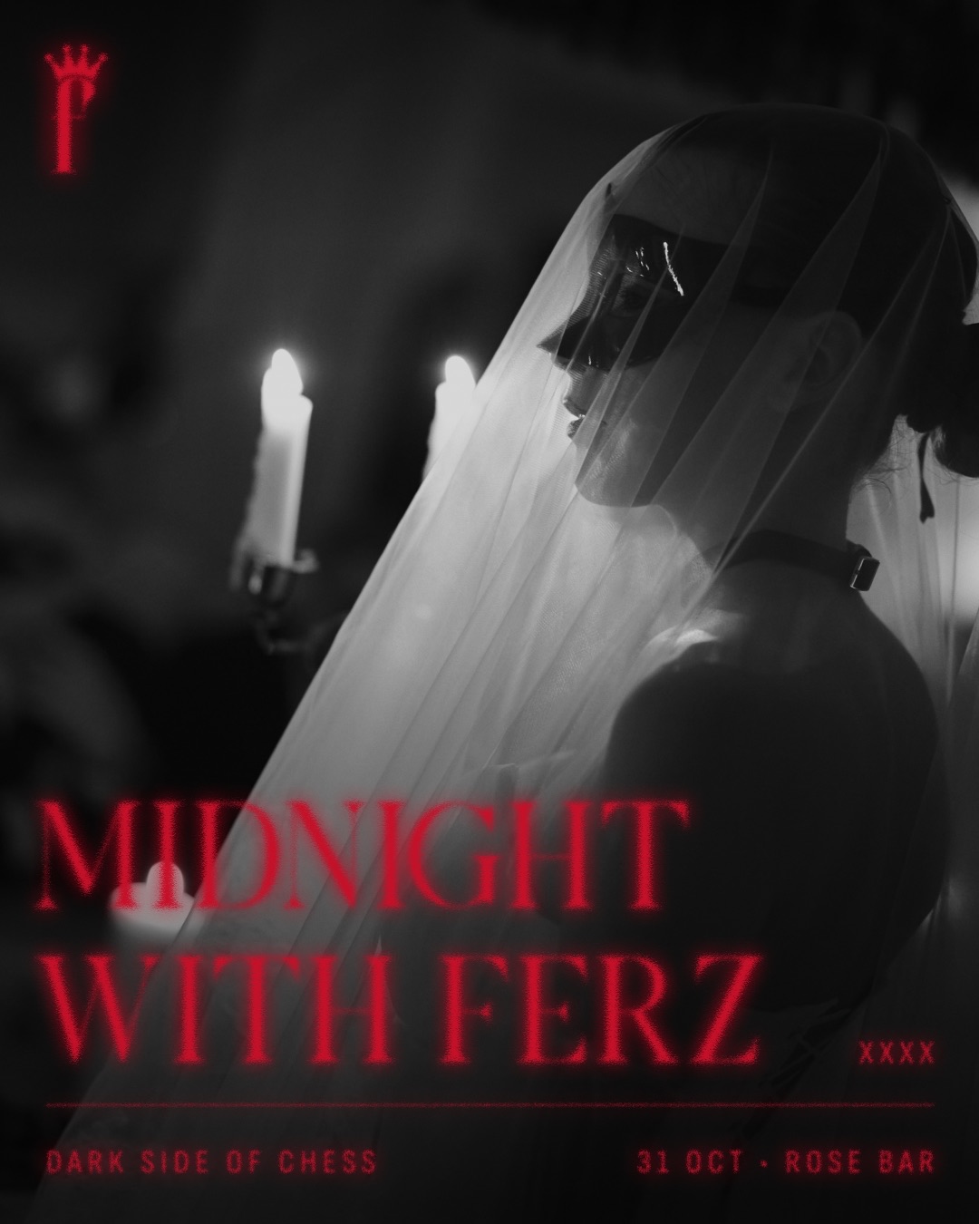 Midnight with FERZ, 31 October at Rose Bar, FERZ Chess Club Dubai