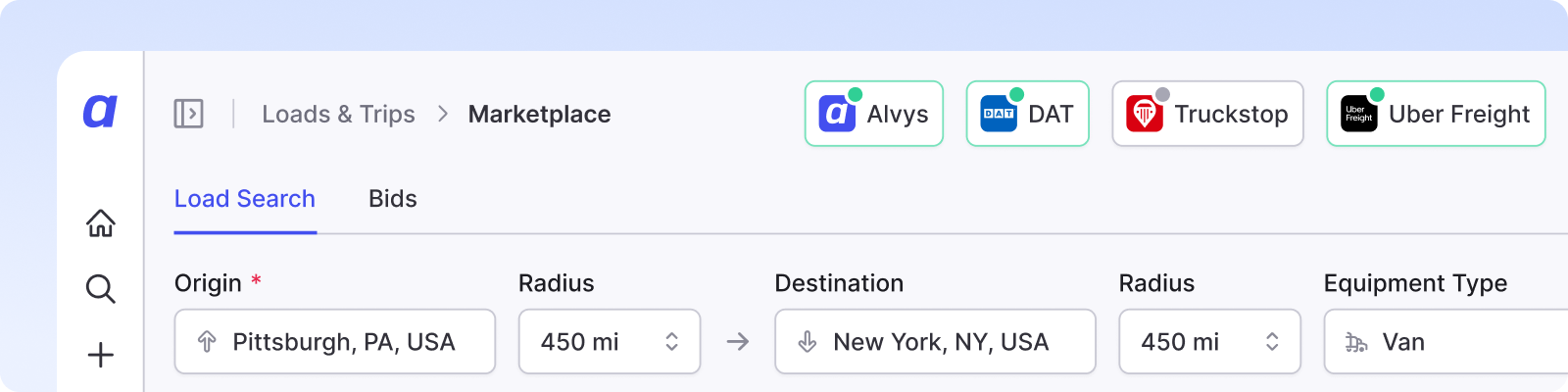 Alvys internal marketplace loads