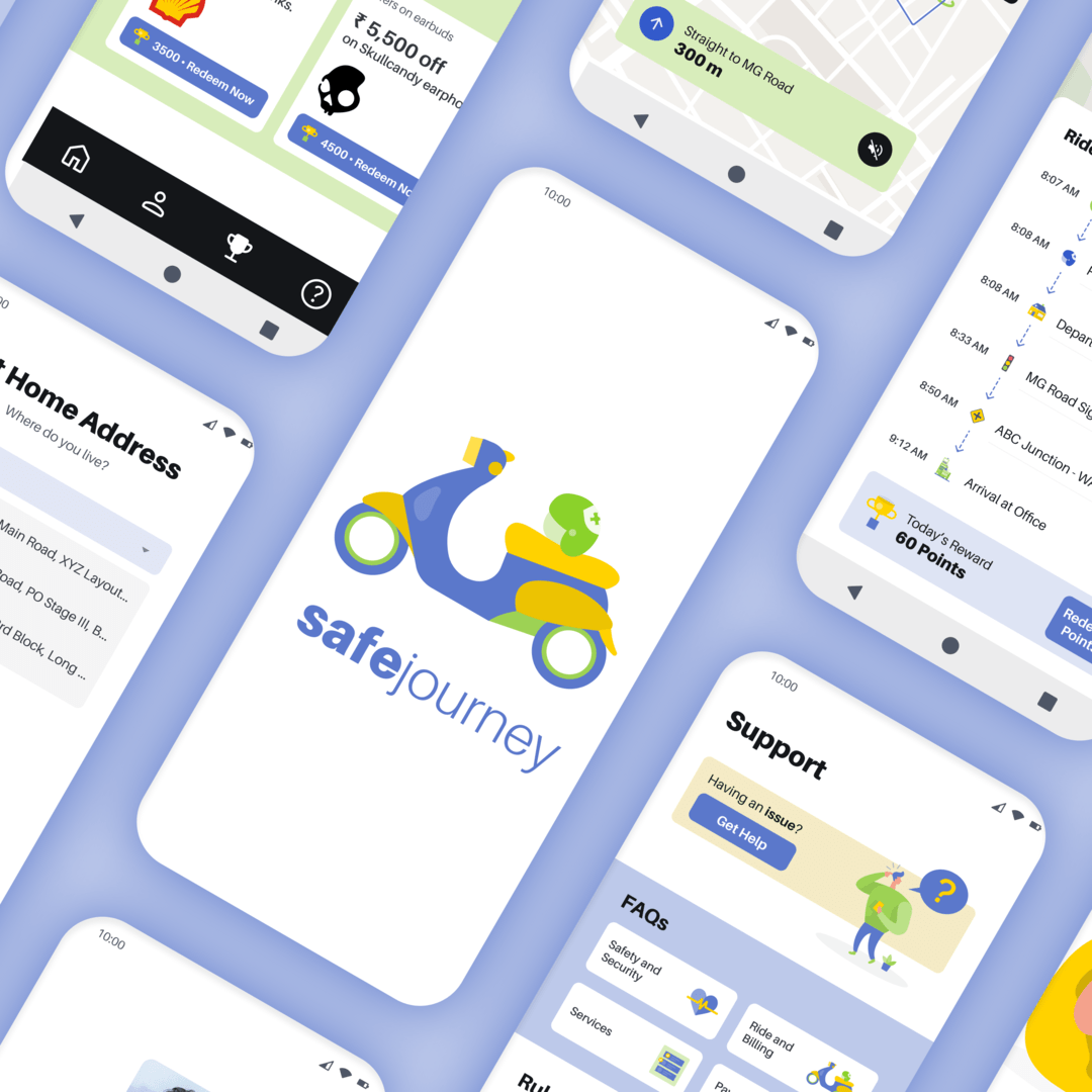 A mockup of a project