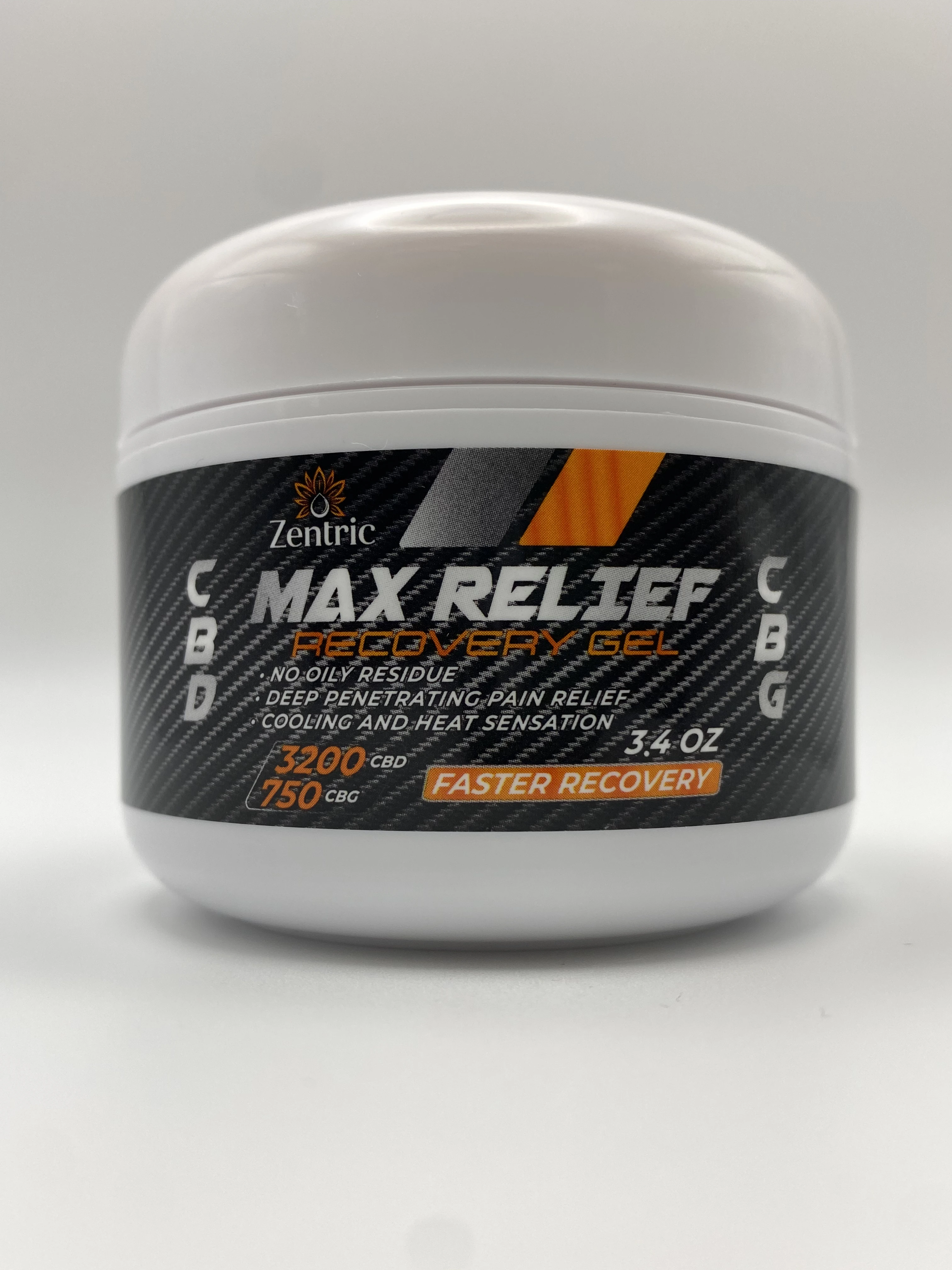 Zentric Max Relief Recovery Gel for muscle recovery