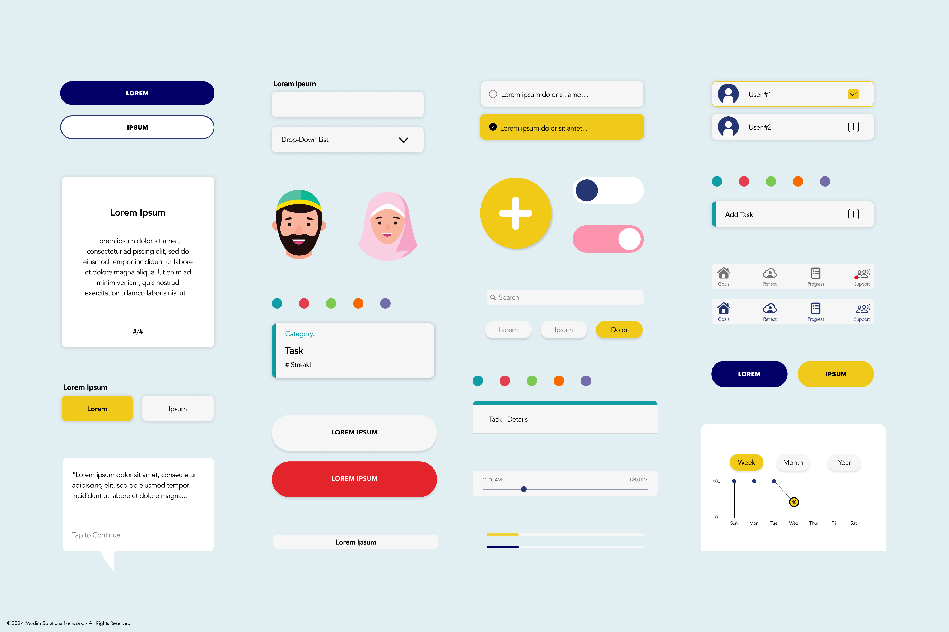 Reusable conponents for the app