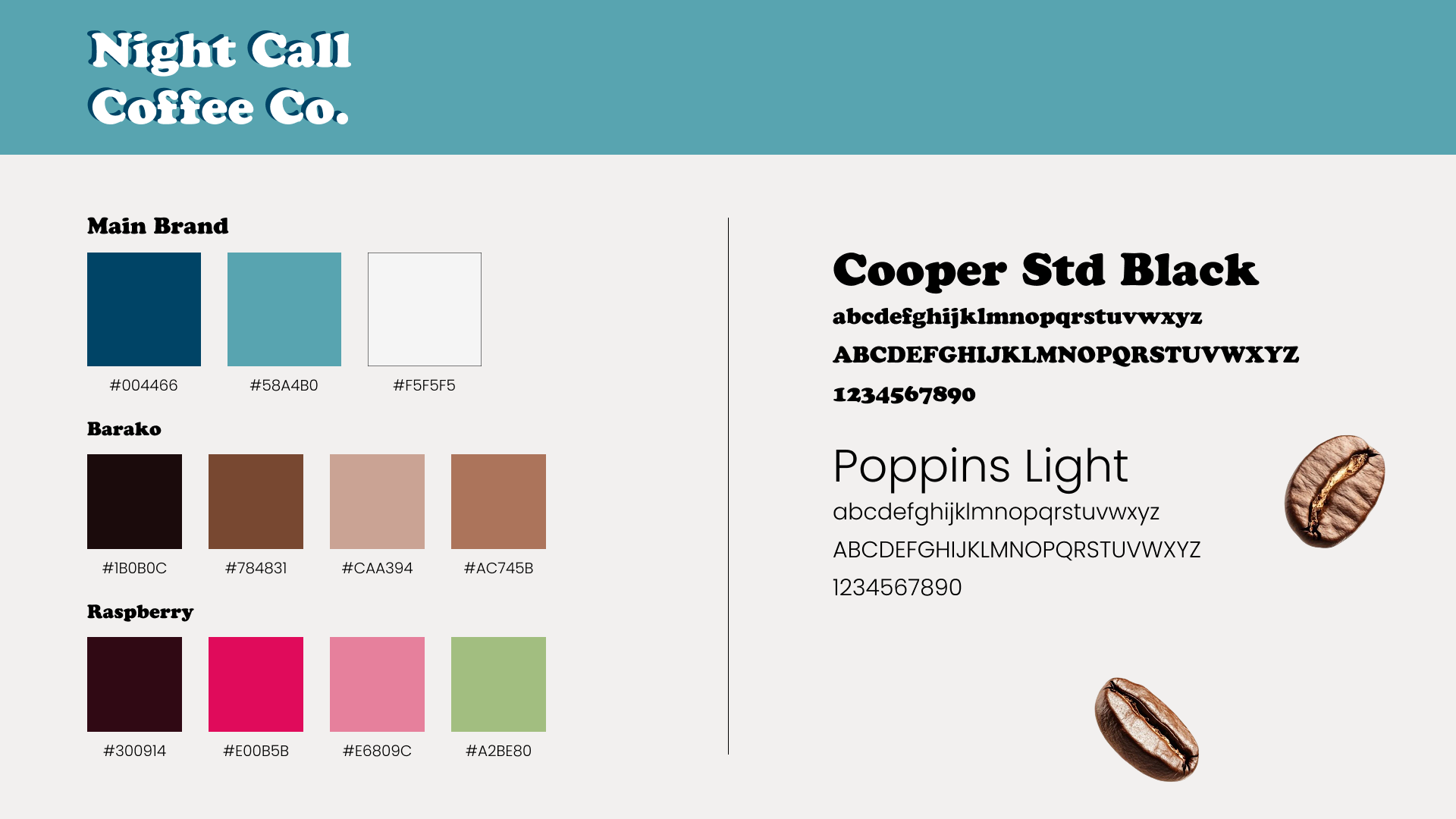 Style guide for Night Call.