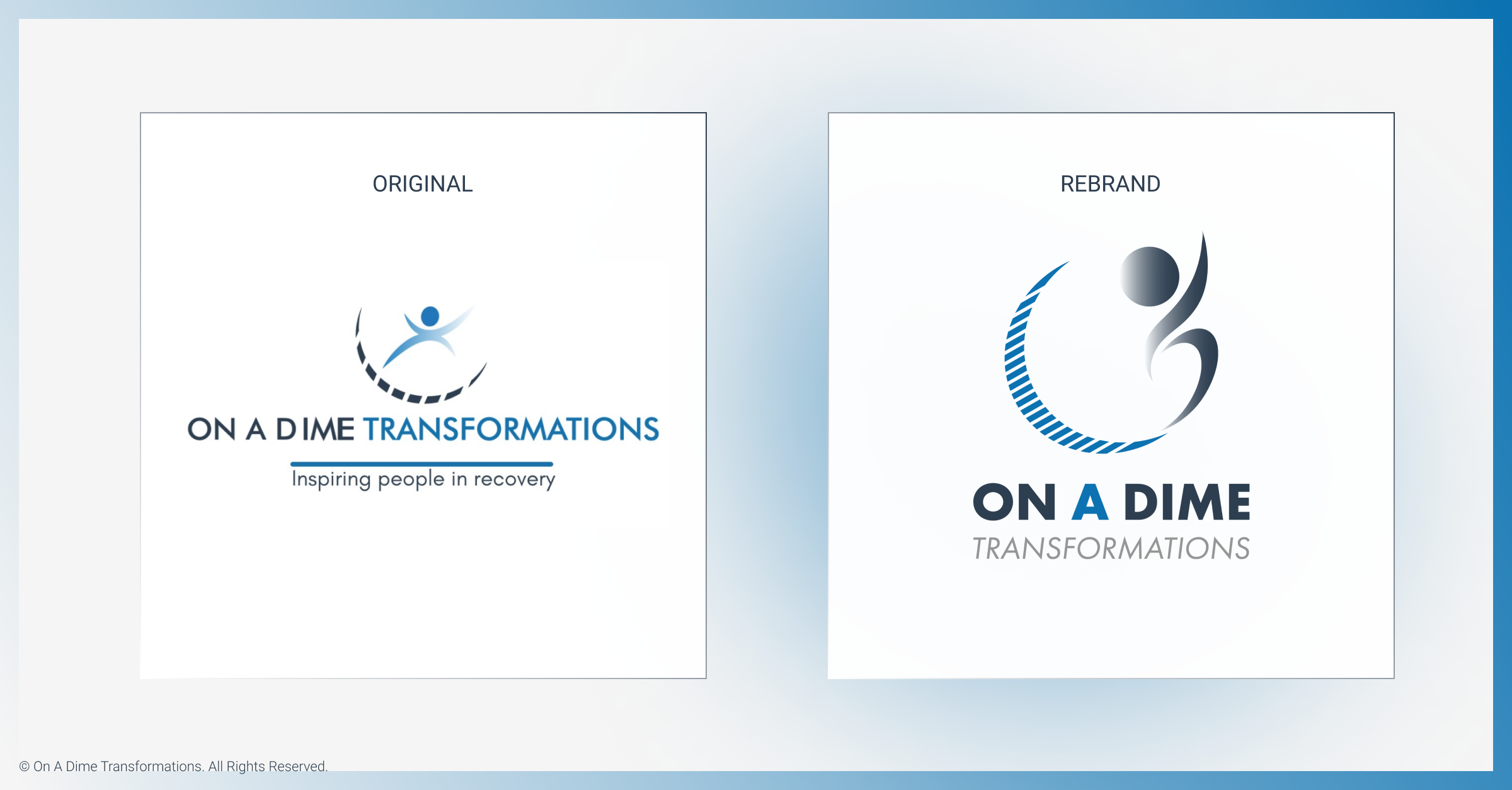 Original logo for On A Dime Transformations.