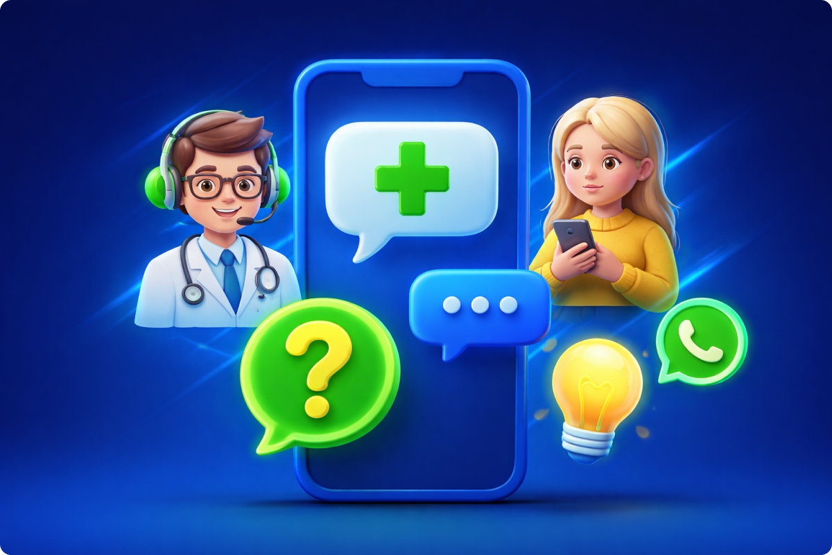 Automate patient query resolution on WhatsApp