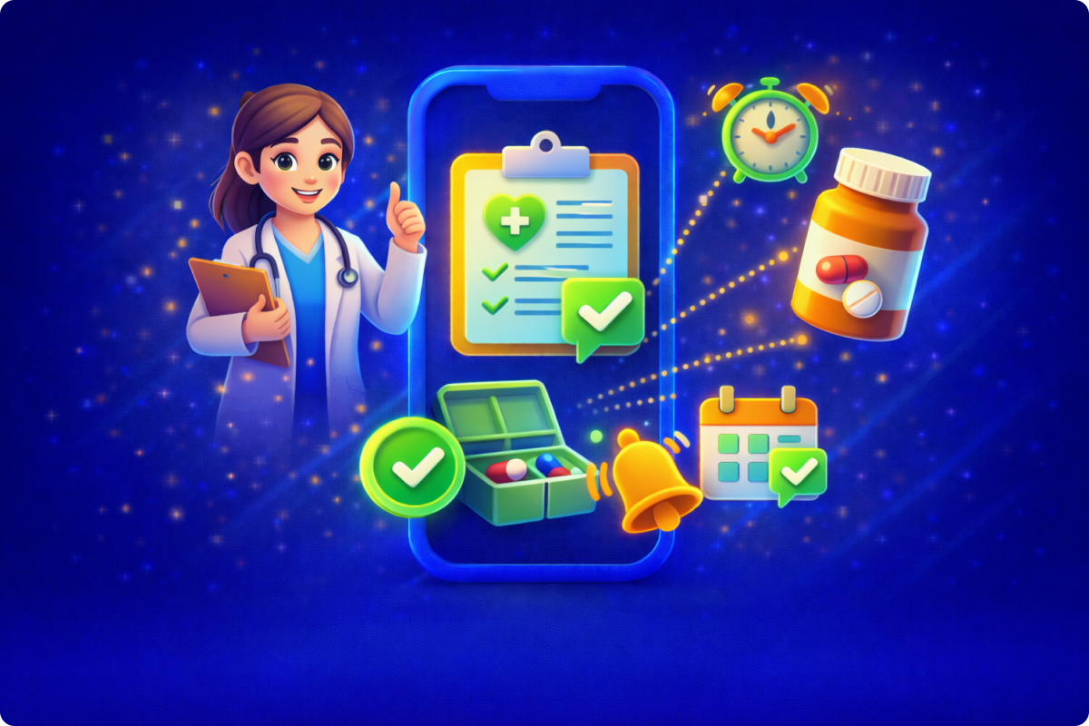 Automate post-visit care instructions & medication reminders on WhatsApp