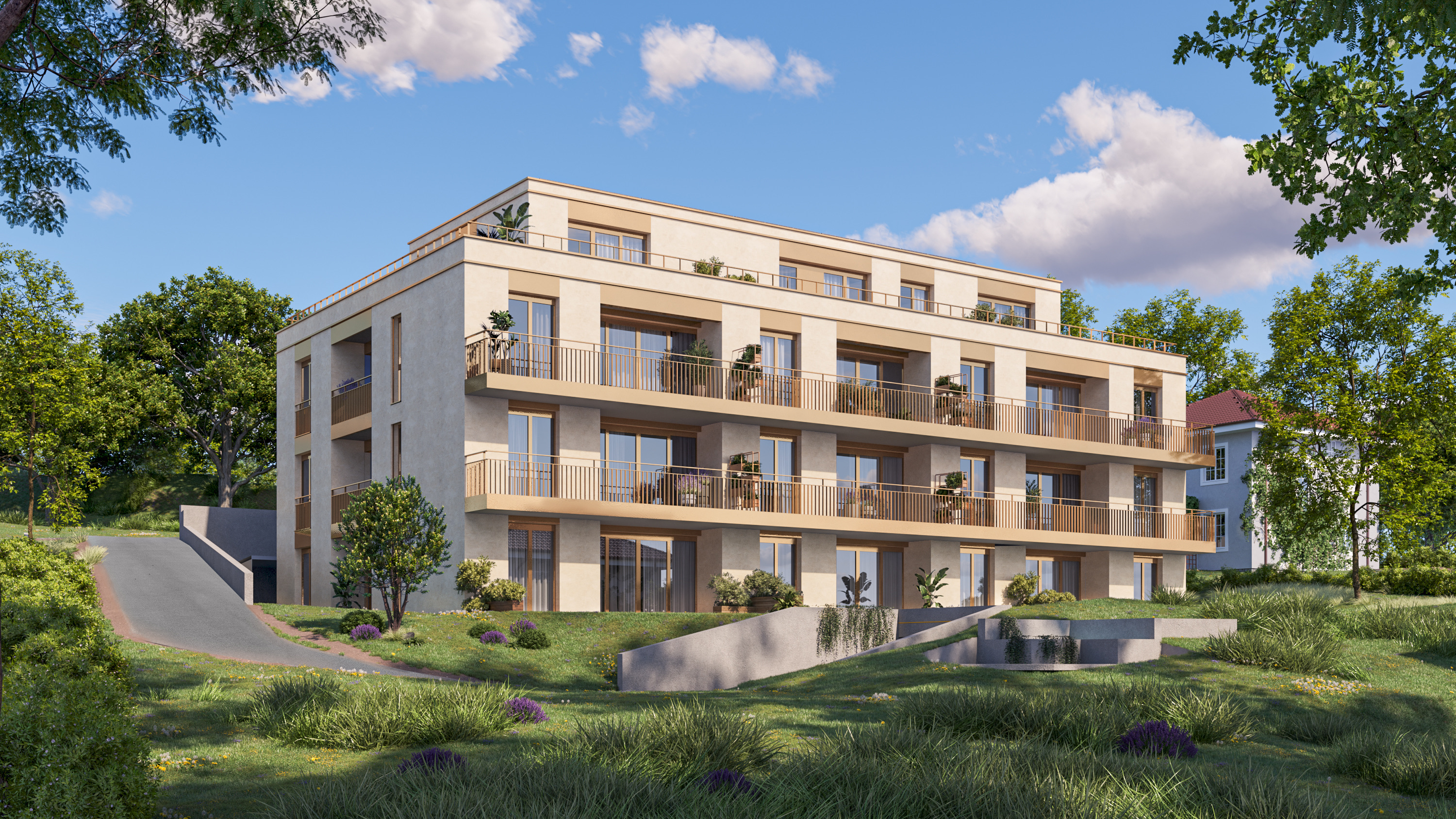 Closelia — Immeuble neuf de 10 appartements à Bevaix, Suisse romande