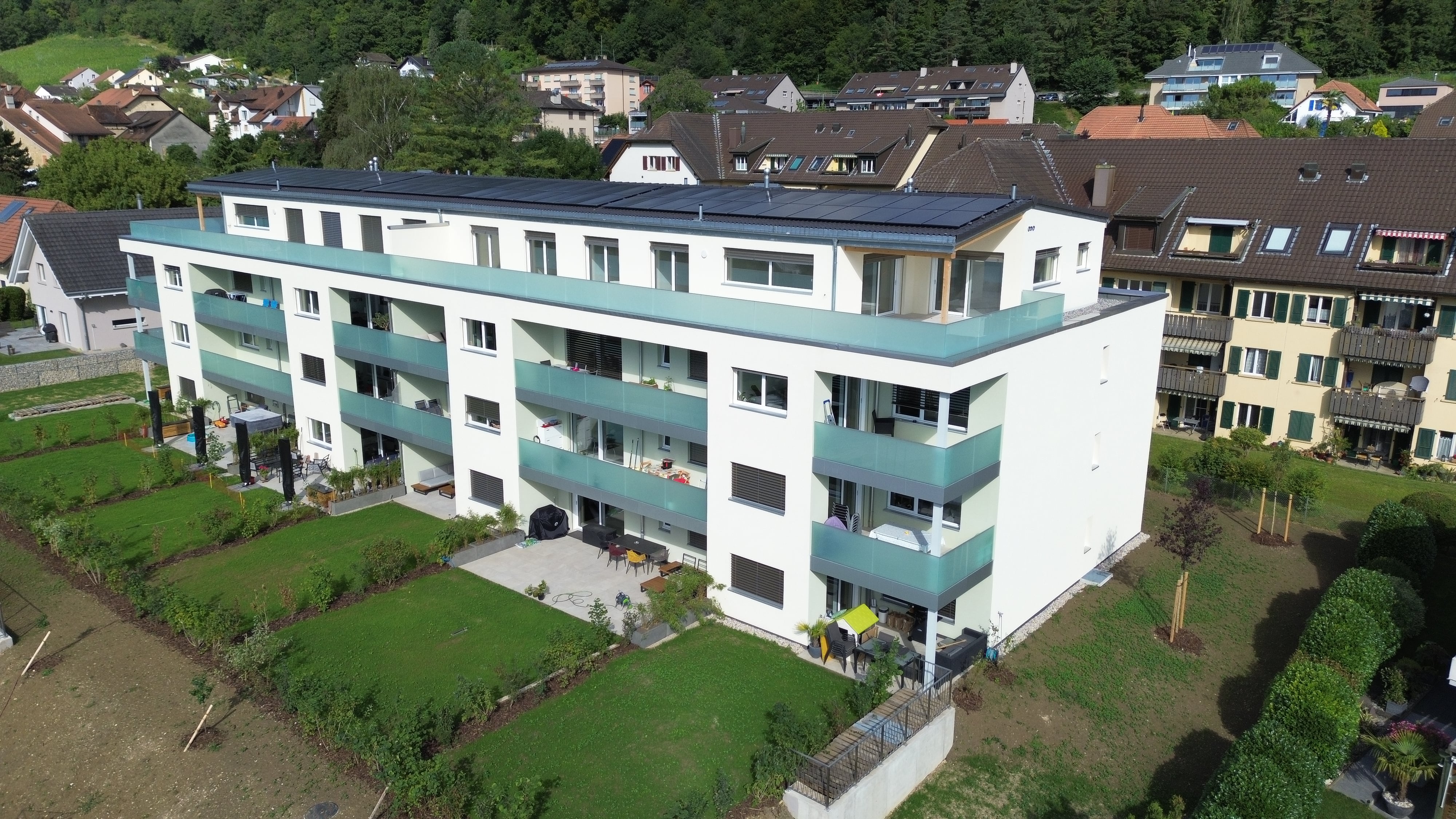 Chez Soi — 20 appartements familiaux dans le village de Cornaux