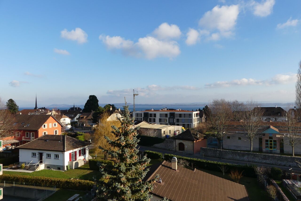 Attique à rénover - Vue sur le Lac et les Alpes