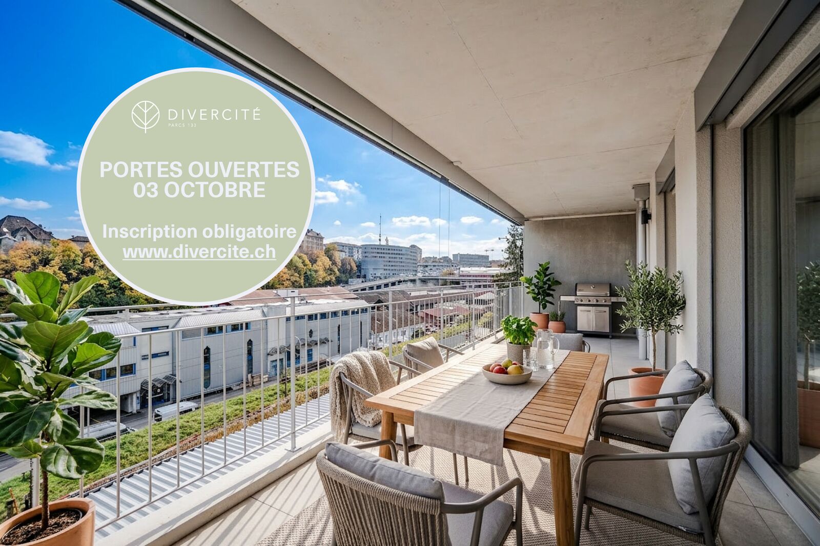 Divercité redéfinit l’art de vivre urbain - dernier 4.5 pièces !